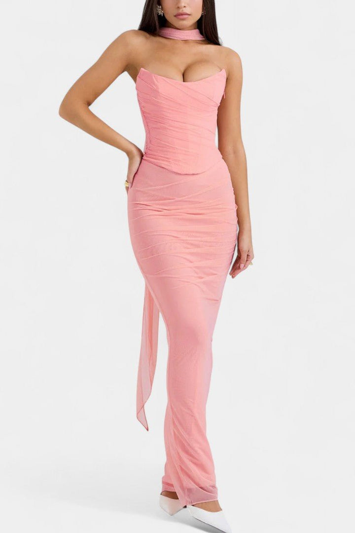 Ida | Elegantna Mrežasta Haljina