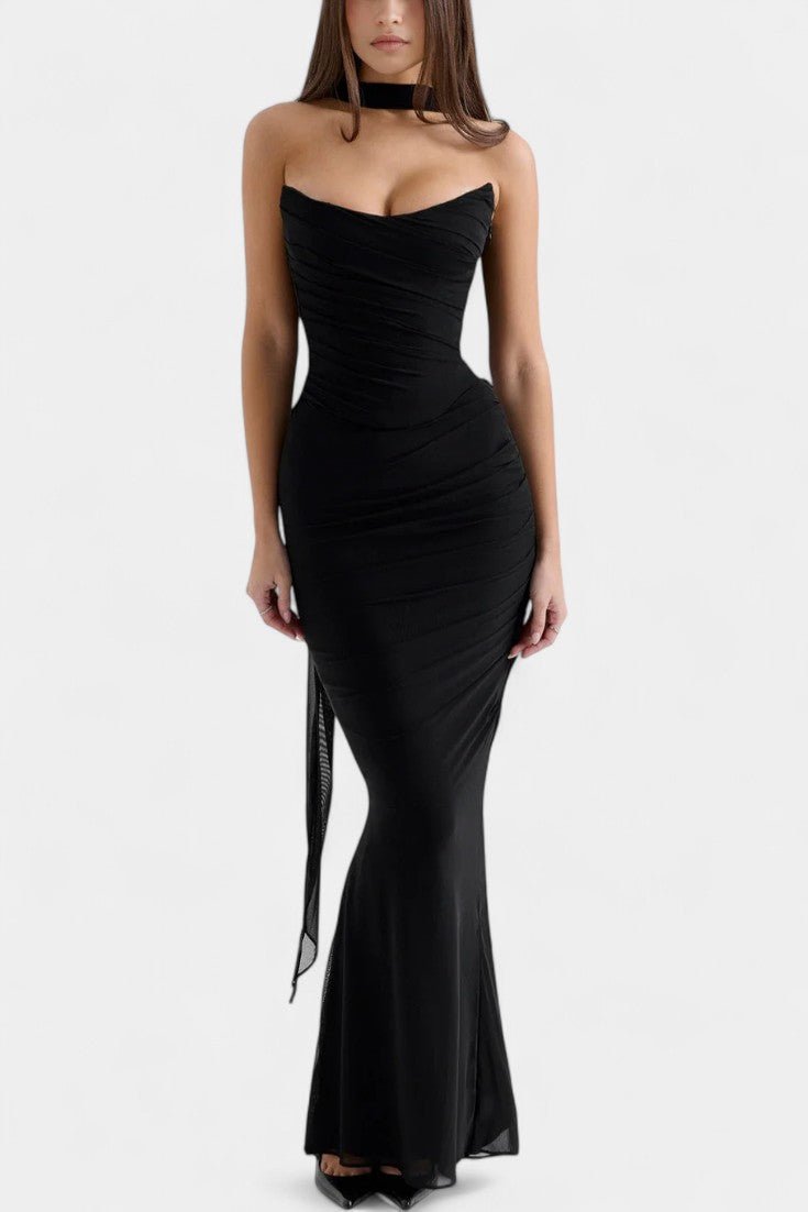 Ida | Elegantna Mrežasta Haljina