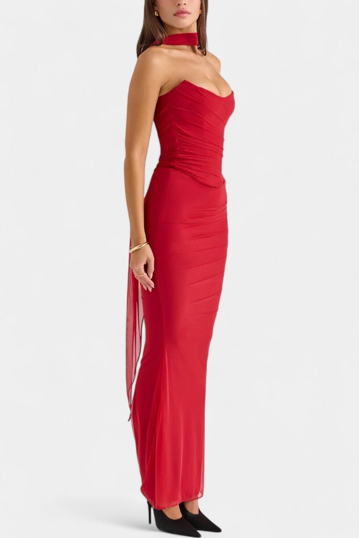 Ida | Elegantna Mrežasta Haljina